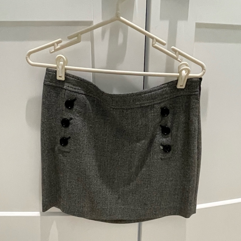 Tweed miniskirt